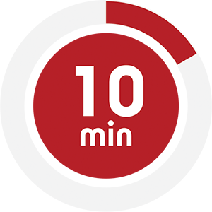 10 Minute Clock Face